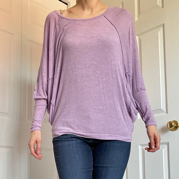 🆕 Naked Zebra Lavender Oversized Long-Sleeved Top - Picture 2 of 14